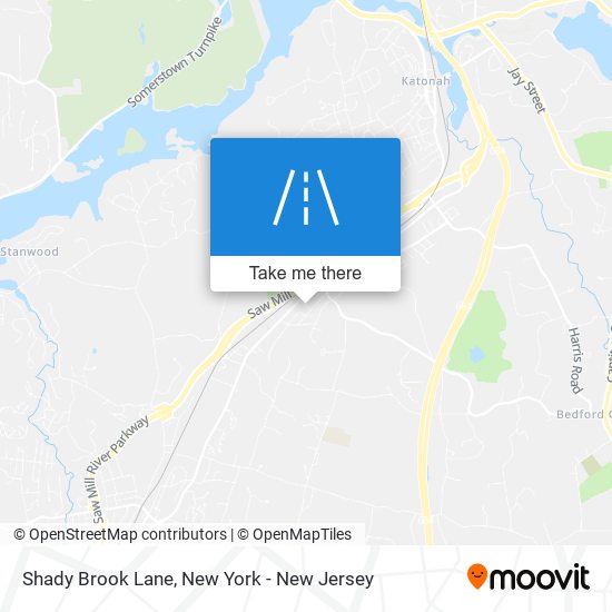 Shady Brook Lane map