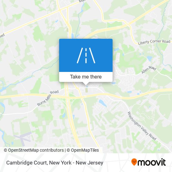 Mapa de Cambridge Court