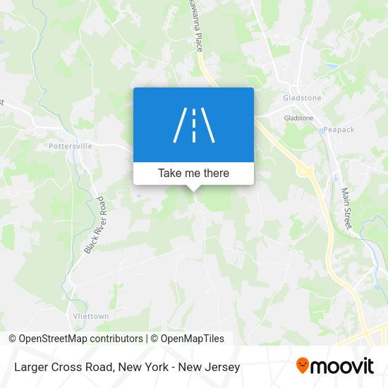 Mapa de Larger Cross Road