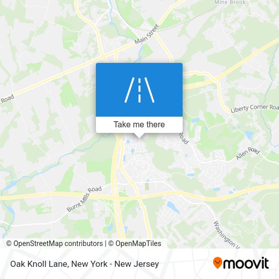 Mapa de Oak Knoll Lane