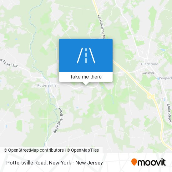 Pottersville Road map