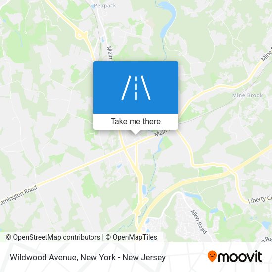 Mapa de Wildwood Avenue