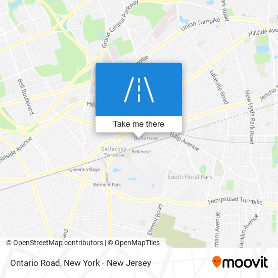 Mapa de Ontario Road