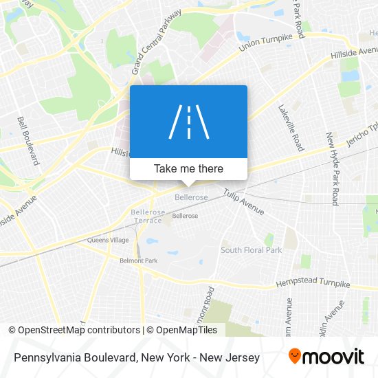 Mapa de Pennsylvania Boulevard