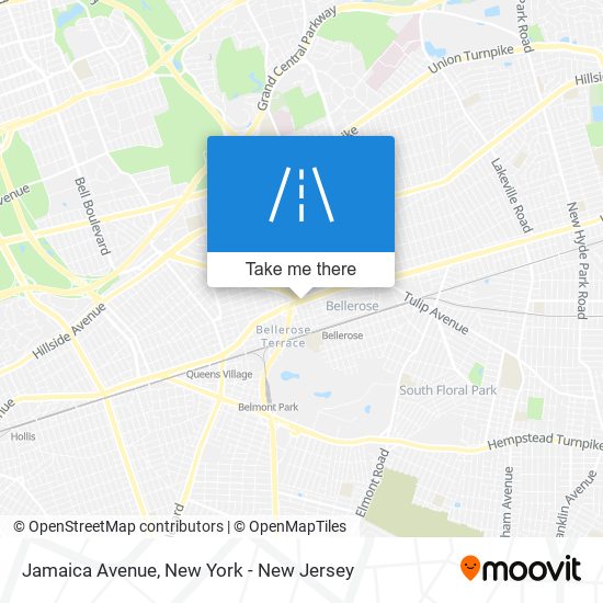 Jamaica Avenue map