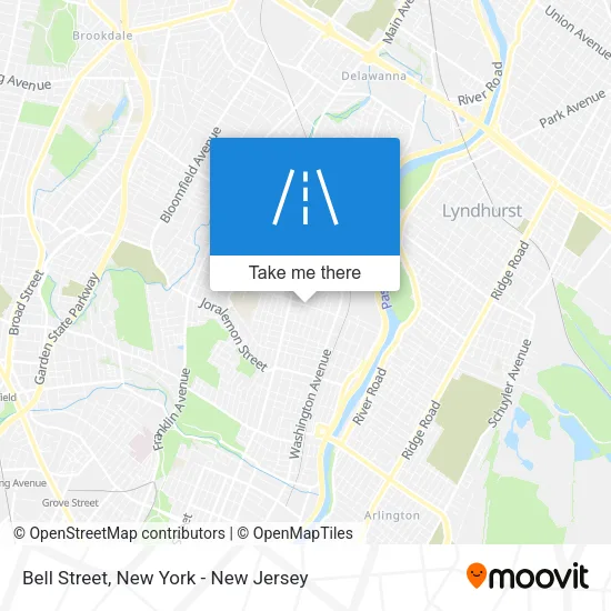Bell Street map