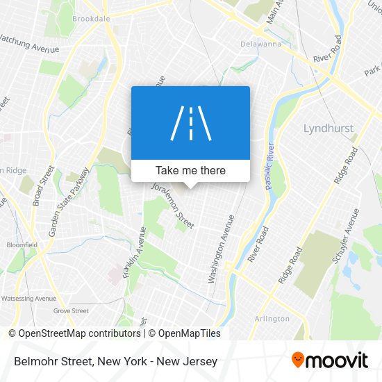 Mapa de Belmohr Street