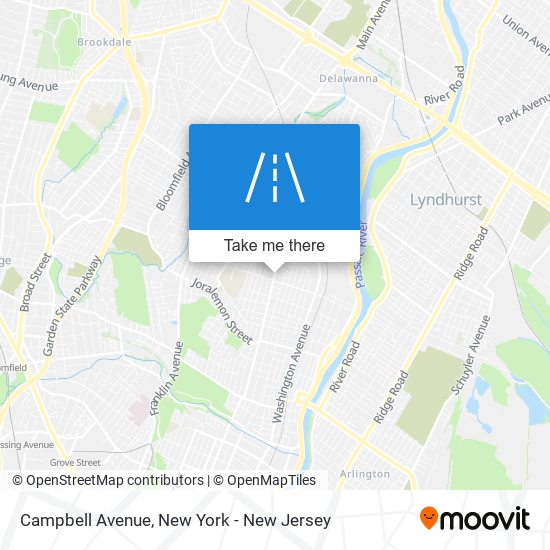Mapa de Campbell Avenue
