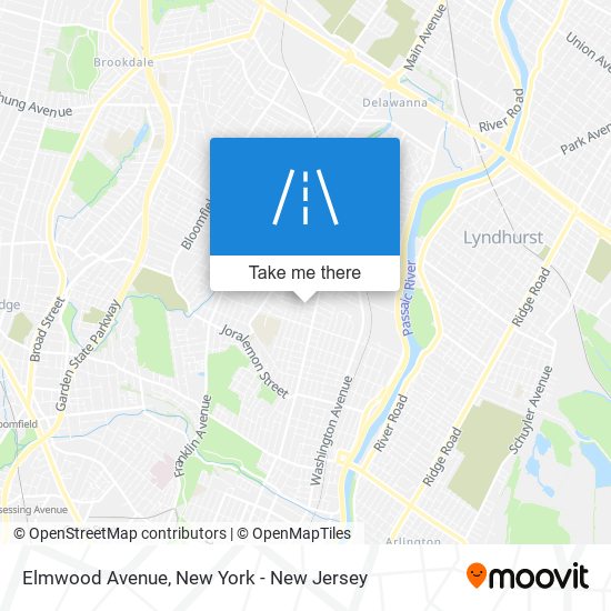 Elmwood Avenue map