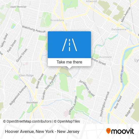 Mapa de Hoover Avenue