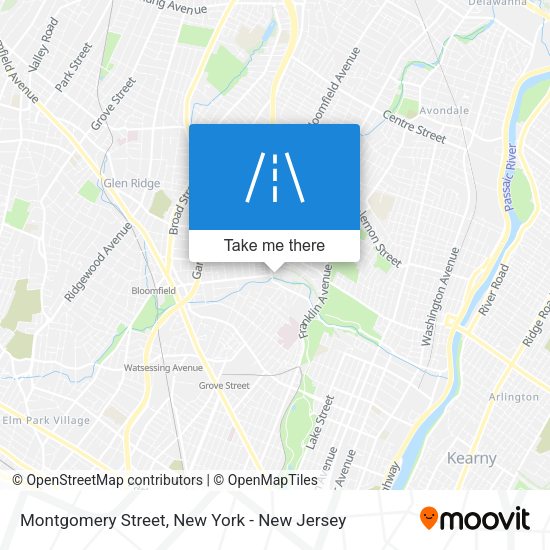 Mapa de Montgomery Street