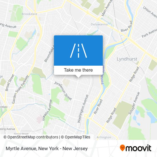 Myrtle Avenue map