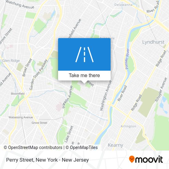 Mapa de Perry Street