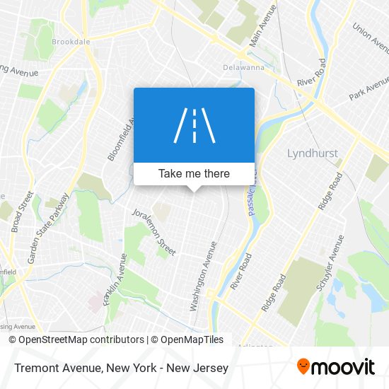 Tremont Avenue map