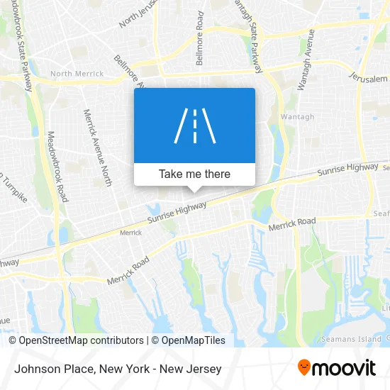 Johnson Place map
