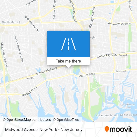 Mapa de Midwood Avenue