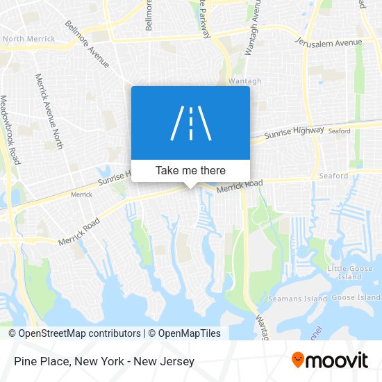 Pine Place map