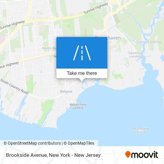 Brookside Avenue map