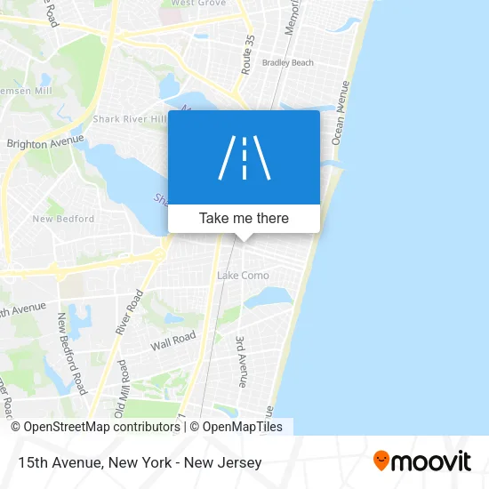 15th Avenue map