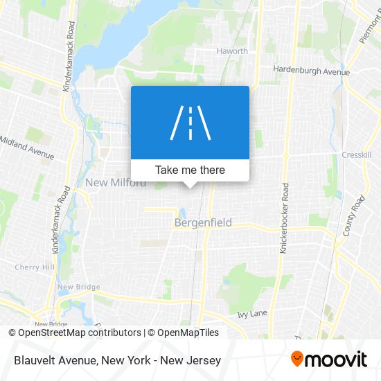 Blauvelt Avenue map