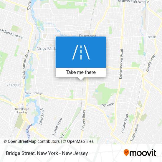 Mapa de Bridge Street