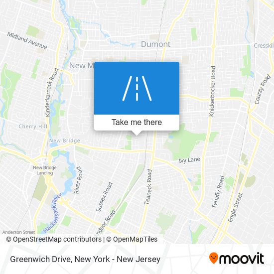 Greenwich Drive map