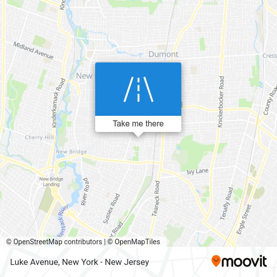 Luke Avenue map