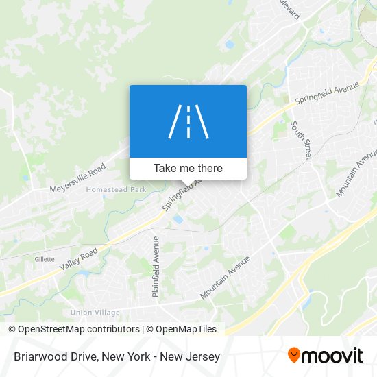 Briarwood Drive map