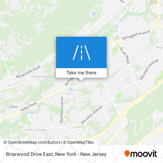 Mapa de Briarwood Drive East