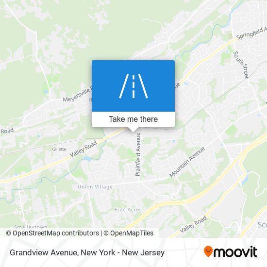 Grandview Avenue map