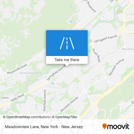 Meadowview Lane map