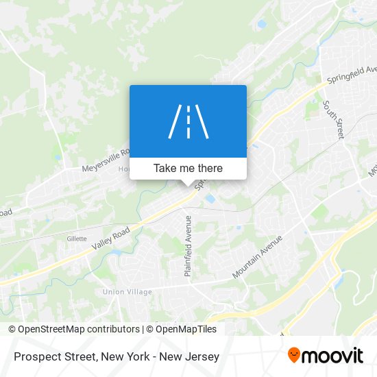 Prospect Street map