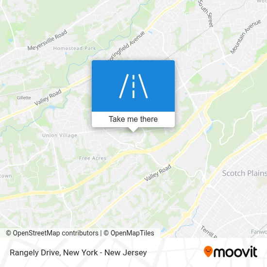 Rangely Drive map
