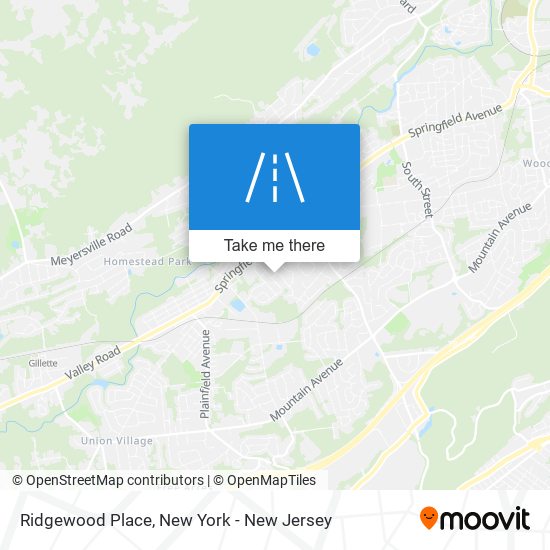 Mapa de Ridgewood Place