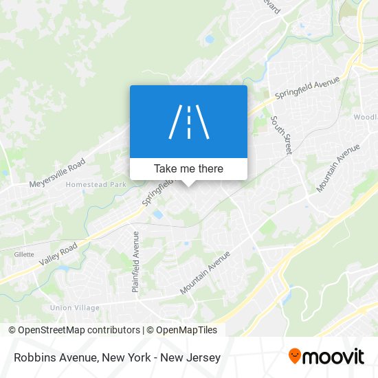 Robbins Avenue map