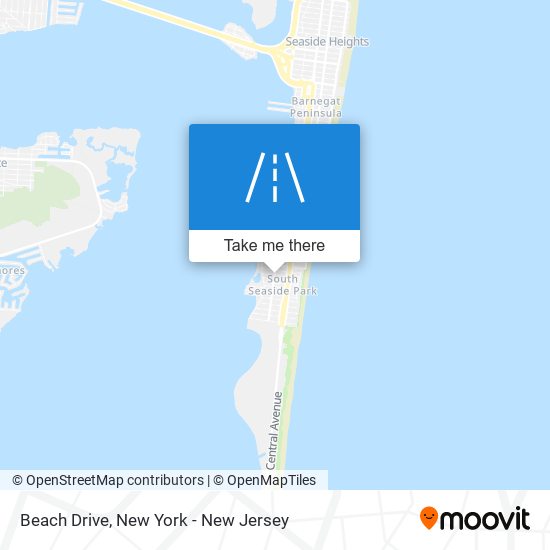 Beach Drive map