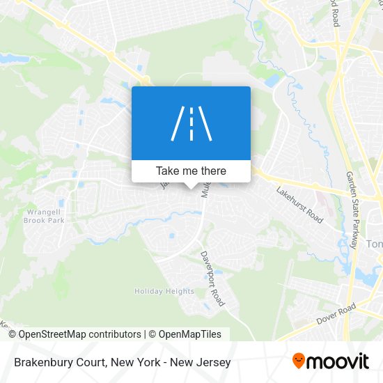 Mapa de Brakenbury Court