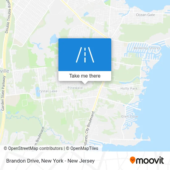 Brandon Drive map