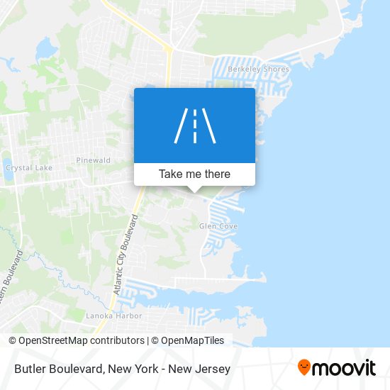 Butler Boulevard map