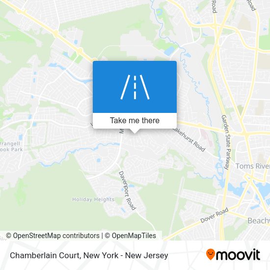 Mapa de Chamberlain Court
