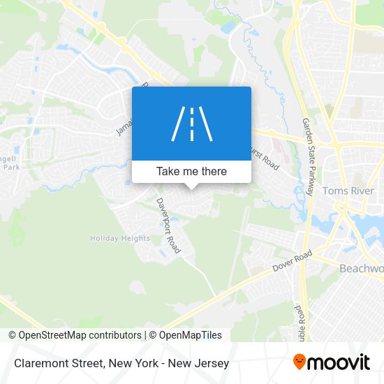 Mapa de Claremont Street