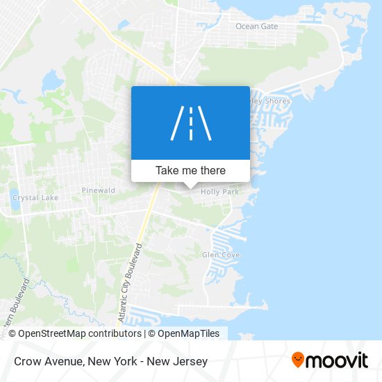 Crow Avenue map