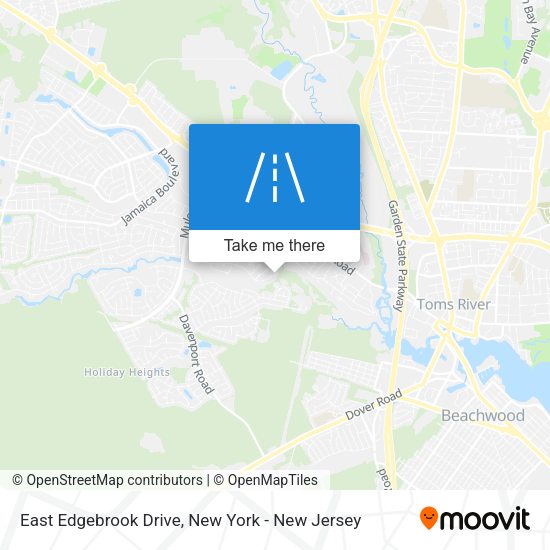 Mapa de East Edgebrook Drive