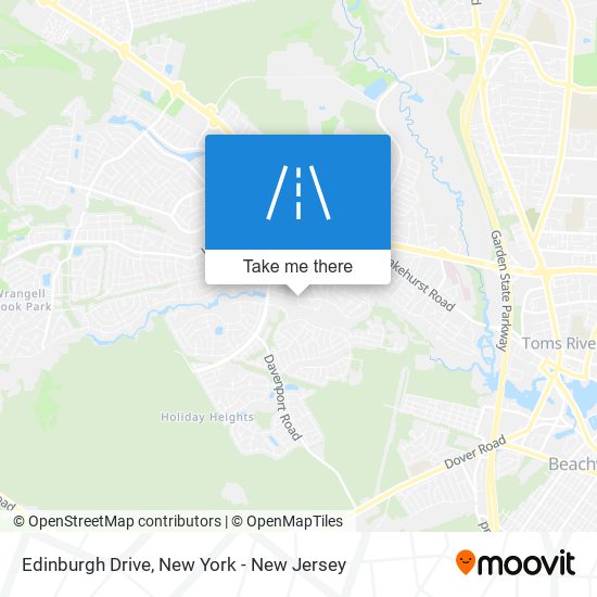 Edinburgh Drive map