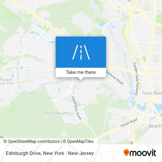 Edinburgh Drive map