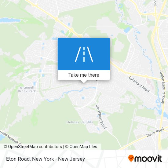 Eton Road map