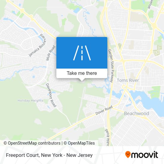 Mapa de Freeport Court