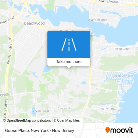 Goose Place map