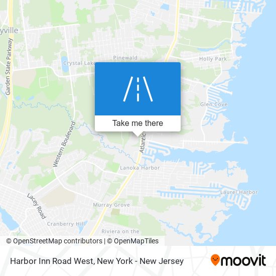 Mapa de Harbor Inn Road West