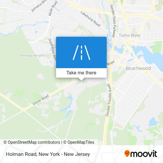 Mapa de Holman Road